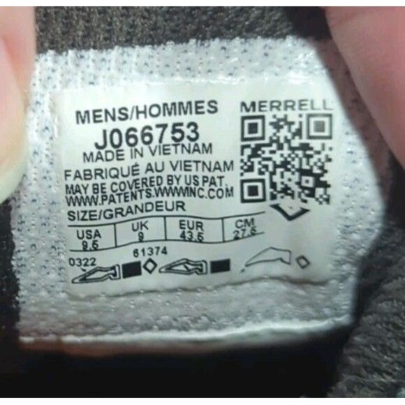 Merrell Trail Glove 6 Athletic Barefoot Men's Size 9.5 Brown Hiking Outerwear - Picture 7 of 14